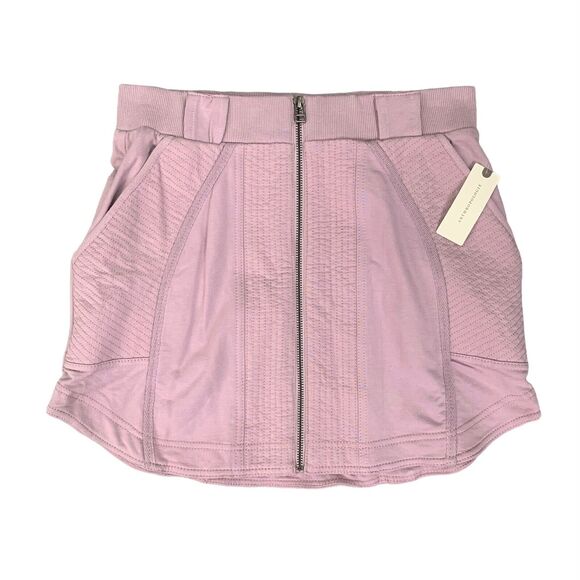 Daily Practice Skirt Womens S Small Orchid Front Zip Up Pockets Anthropologie - Picture 1 of 13